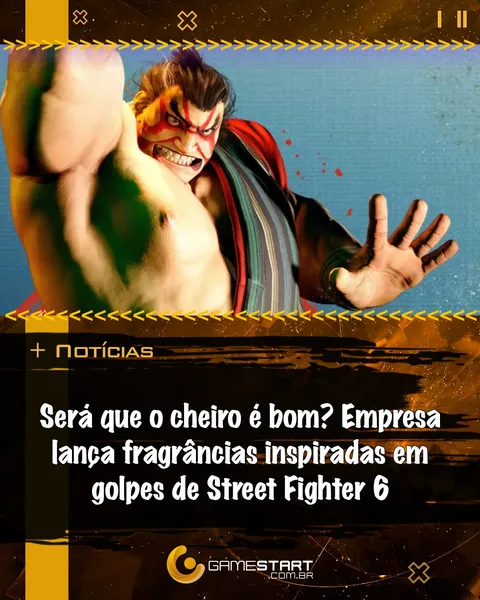 Será que o cheiro é bom? Empresa lança fragrâncias inspiradas em golpes de Street Fighter 6
